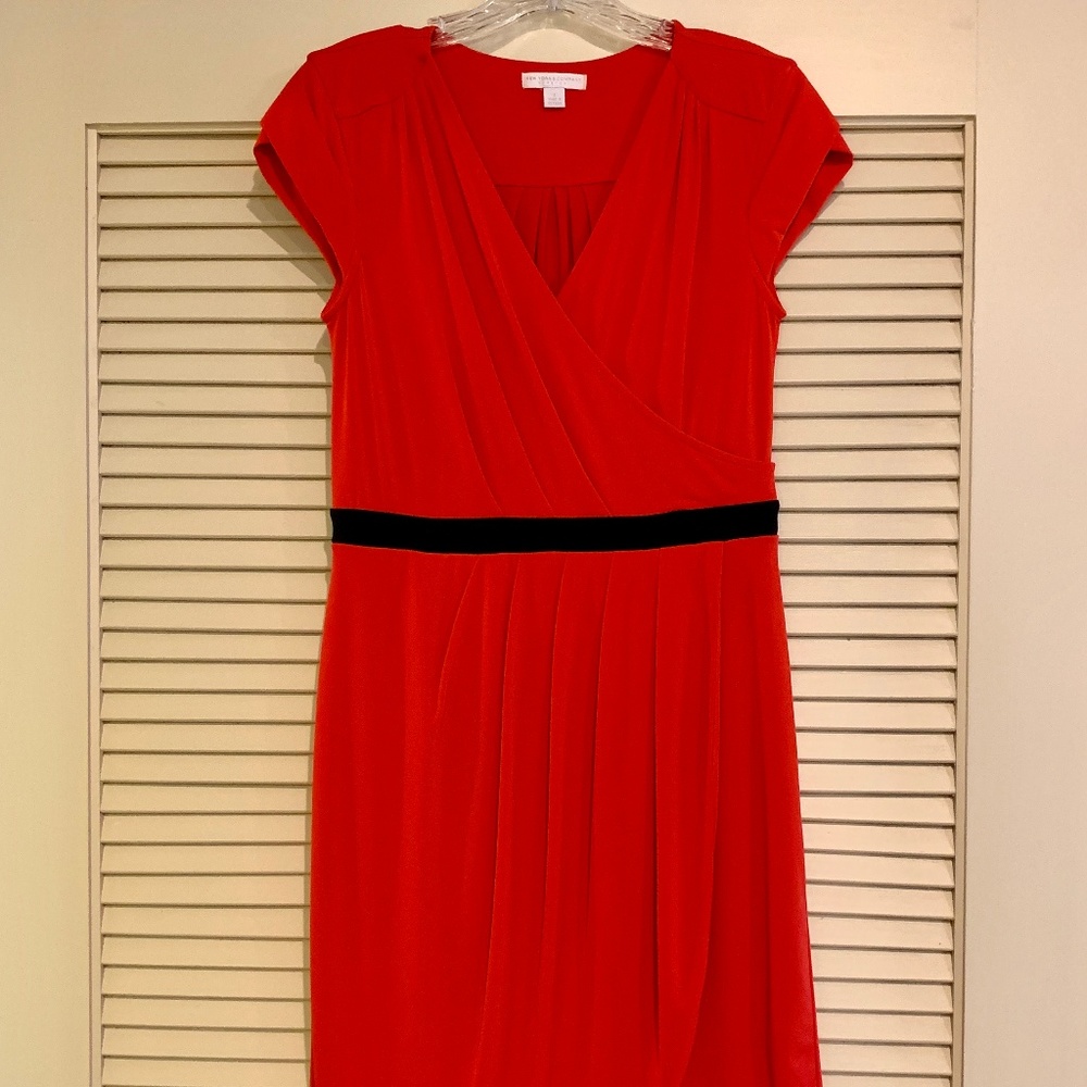 New York & Company Stretch Red Dress